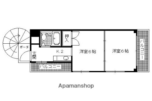 京都府京都市左京区一乗寺地蔵本町 茶山・京都芸術大学駅 2K マンション 賃貸物件詳細