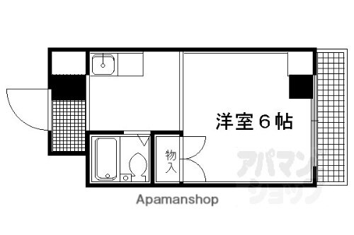 京都府京都市左京区岩倉西宮田町 国際会館駅 1K マンション 賃貸物件詳細