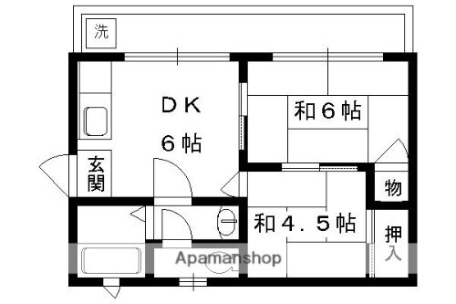 京都府京都市北区西賀茂山ノ森町 北山駅 2DK マンション 賃貸物件詳細