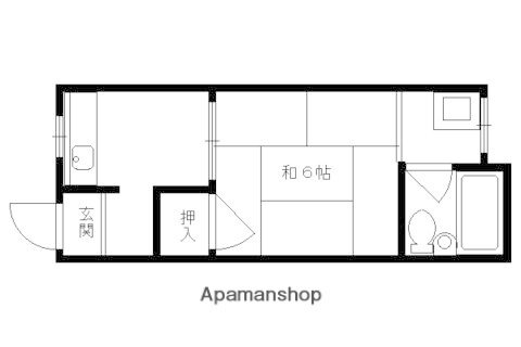 京都府京都市中京区壬生梛ノ宮町 大宮駅 1K アパート 賃貸物件詳細