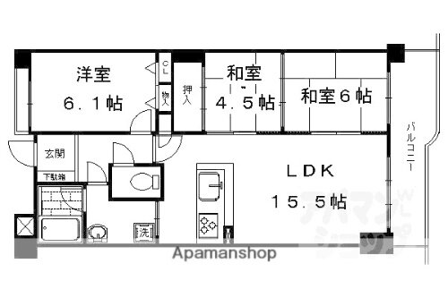 京都府京都市中京区壬生天池町 二条駅 3LDK マンション 賃貸物件詳細