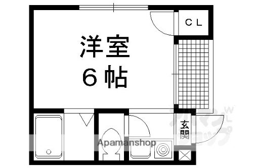 京都府京都市北区紫野中柏野町 北野白梅町駅 1K マンション 賃貸物件詳細