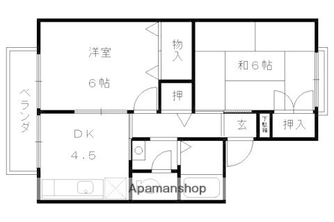 京都府京都市伏見区深草鞍ケ谷 ＪＲ藤森駅 2K アパート 賃貸物件詳細