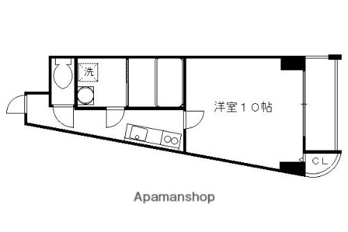 エルベコート宇治駅前 6階 1K 賃貸物件詳細