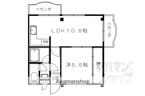 京都府京都市山科区大宅早稲ノ内町 椥辻駅 1LDK マンション 賃貸物件詳細