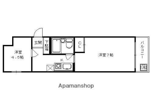 京都府京都市伏見区深草西浦町７丁目 藤森駅 2K マンション 賃貸物件詳細