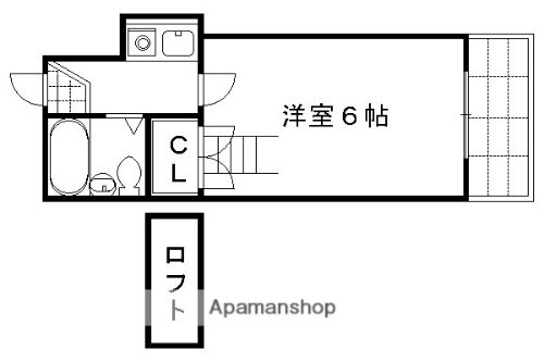 京都府京都市山科区御陵鴨戸町 御陵駅 1K アパート 賃貸物件詳細