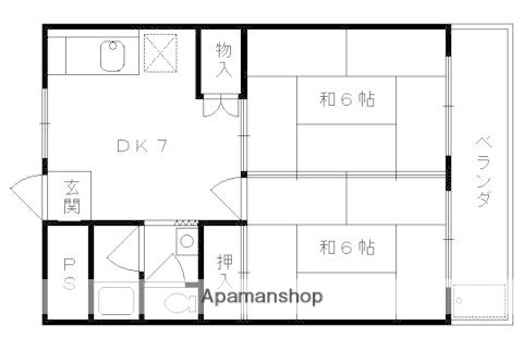 京都府京都市伏見区羽束師古川町 長岡京駅 2DK マンション 賃貸物件詳細