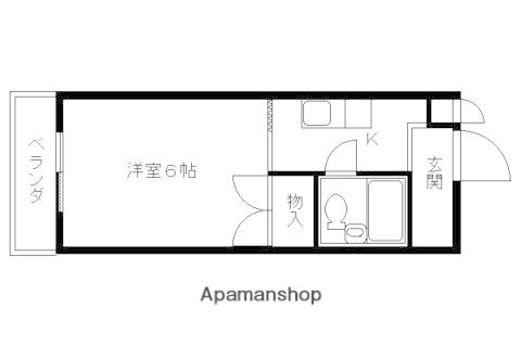 エクセレンス山ノ内 4階 1K 賃貸物件詳細