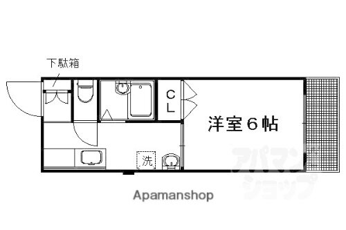 京都府京都市右京区西京極堤外町 西京極駅 1K マンション 賃貸物件詳細