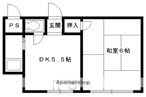京都府京都市左京区上高野隣好町 三宅八幡駅 1DK マンション 賃貸物件詳細