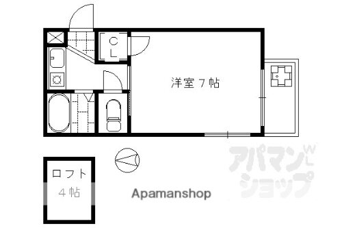 京都府京都市下京区堺町通五条上る俵屋町 五条駅 1K アパート 賃貸物件詳細