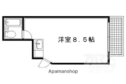 Ｔ・ＳマンションＢ 1階 ワンルーム 賃貸物件詳細