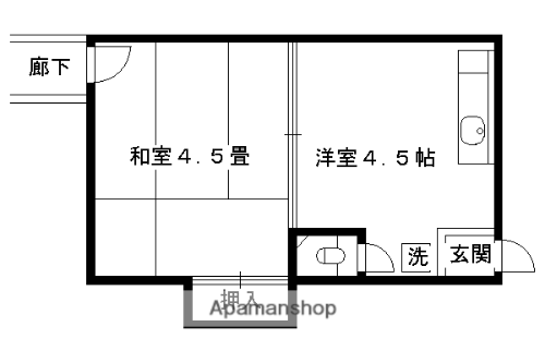 岡田アパート 1階 2K 賃貸物件詳細