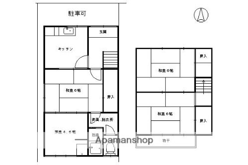 紫野西蓮台野町７１ー１９貸家 4DK 賃貸物件詳細