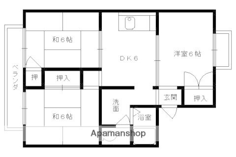 オレンジハイツ 1階 3DK 賃貸物件詳細