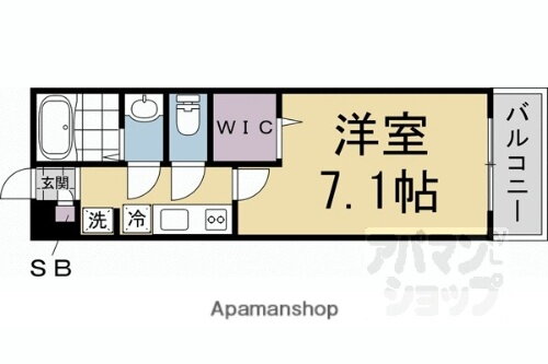 クレール北白川 2階 1K 賃貸物件詳細