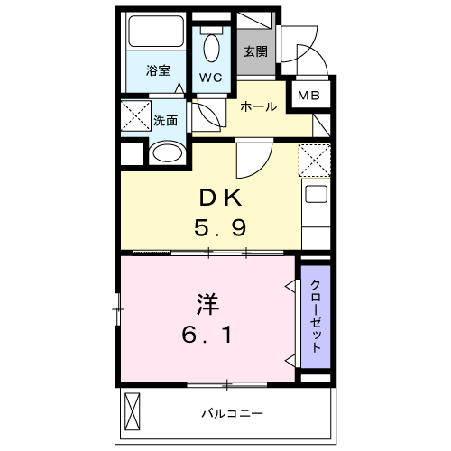 京都府京田辺市三山木南山 ＪＲ三山木駅 1DK アパート 賃貸物件詳細