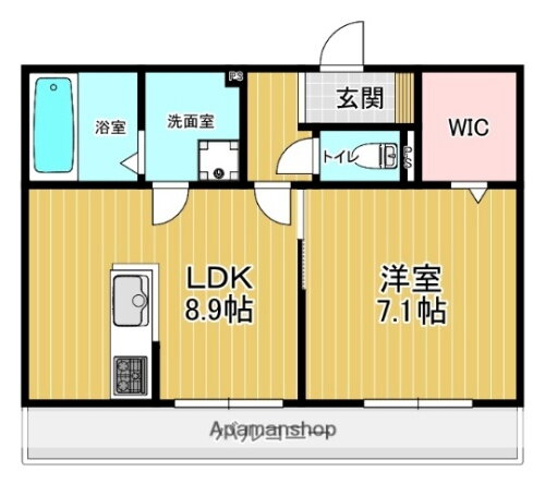 京都府城陽市久世北垣内 久津川駅 1LDK アパート 賃貸物件詳細