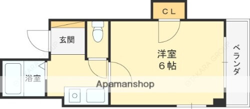 大阪府高槻市古曽部町２丁目 高槻駅 1K マンション 賃貸物件詳細