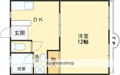 大阪府八尾市陽光園１丁目 八尾駅 1DK マンション 賃貸物件詳細