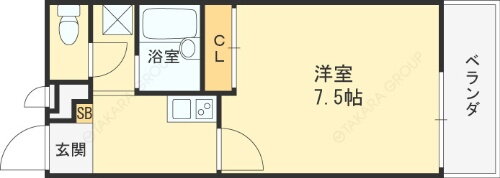 大阪府東大阪市御厨東１丁目 八戸ノ里駅 1K マンション 賃貸物件詳細