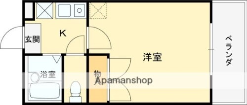大阪府門真市三ツ島５丁目 門真南駅 1K アパート 賃貸物件詳細