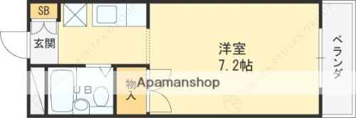 兵庫県宝塚市小林２丁目 小林駅 1K マンション 賃貸物件詳細