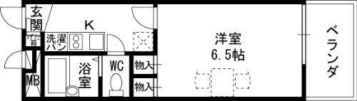 大阪府東大阪市若江南町１丁目 若江岩田駅 1K マンション 賃貸物件詳細