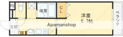 兵庫県西宮市上大市１丁目 甲東園駅 1K アパート 賃貸物件詳細