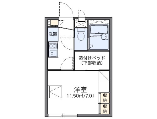 レオパレスヴァン 2階 1K 賃貸物件詳細