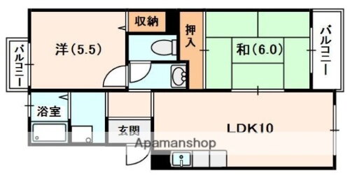 大阪府枚方市長尾家具町２丁目 長尾駅 2LDK マンション 賃貸物件詳細