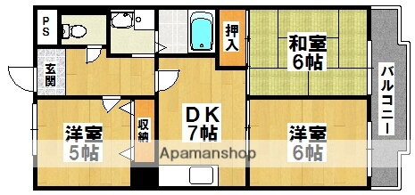 大阪府大阪市住吉区千躰２丁目 沢ノ町駅 3DK マンション 賃貸物件詳細