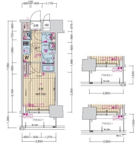 大阪府大阪市中央区瓦屋町３丁目 谷町九丁目駅 1K マンション 賃貸物件詳細