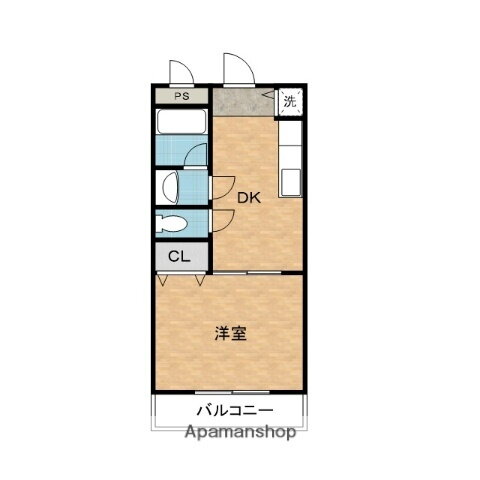 ハーブプラザ和泉鳥取Ⅲ番館 2階 1DK 賃貸物件詳細