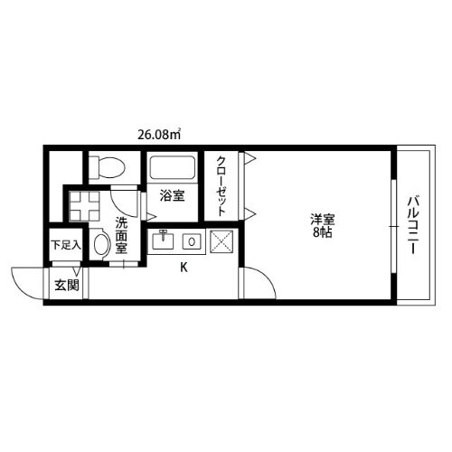 大阪府豊中市桜の町６丁目 少路駅 1K マンション 賃貸物件詳細