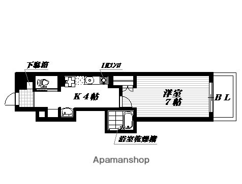 大阪府大阪市天王寺区生玉町 谷町九丁目駅 1K マンション 賃貸物件詳細