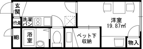 レオパレスプロヴァンス 2階 1K 賃貸物件詳細