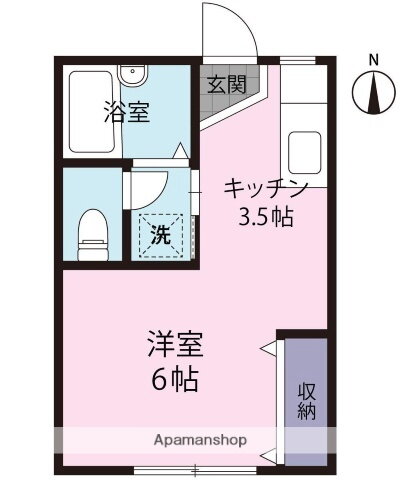 コーポまつかさ 2階 1K 賃貸物件詳細