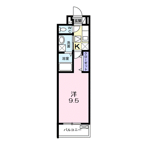 ガルデニア　Ⅰ 1階 1K 賃貸物件詳細