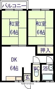 地村第二ビル 3階 2DK 賃貸物件詳細