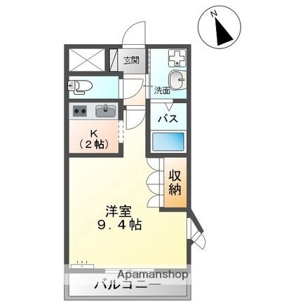 アクアサイドＡ棟 2階 ワンルーム 賃貸物件詳細