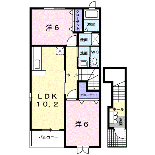 島根県松江市宍道町宍道 宍道駅 2LDK アパート 賃貸物件詳細