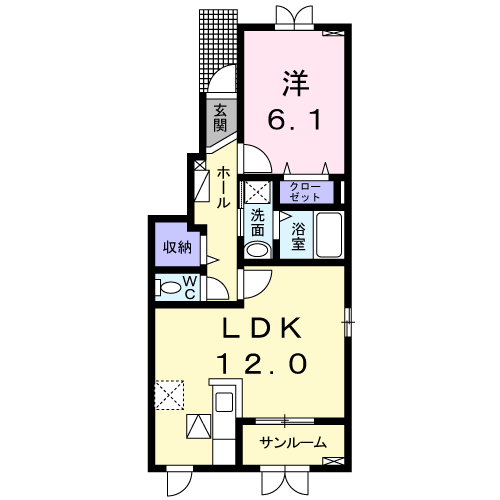 島根県出雲市知井宮町 西出雲駅 1LDK アパート 賃貸物件詳細