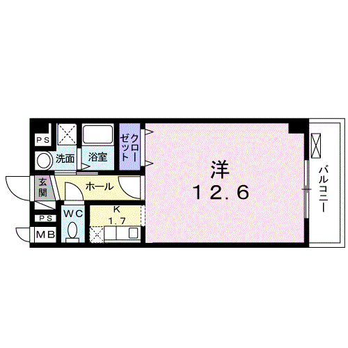 岡山県岡山市北区京橋南町 大雲寺前駅 1K マンション 賃貸物件詳細