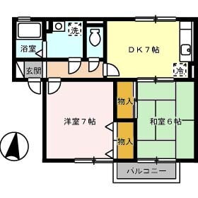 岡山県岡山市北区撫川 庭瀬駅 2DK アパート 賃貸物件詳細