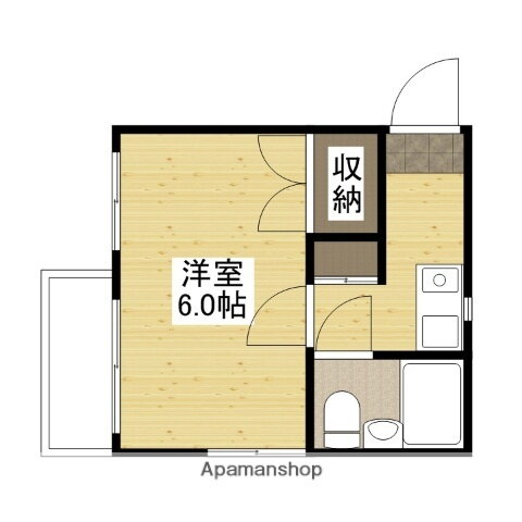 広島県広島市西区中広町２丁目 寺町駅 1K マンション 賃貸物件詳細