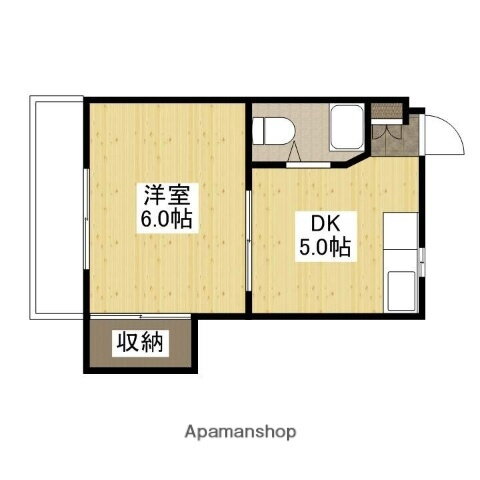 大宮グリーンコーポ 4階 1DK 賃貸物件詳細