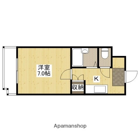 広島県広島市東区牛田東２丁目 1K マンション 賃貸物件詳細