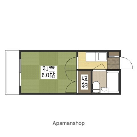 広島県広島市南区東雲１丁目 1K マンション 賃貸物件詳細